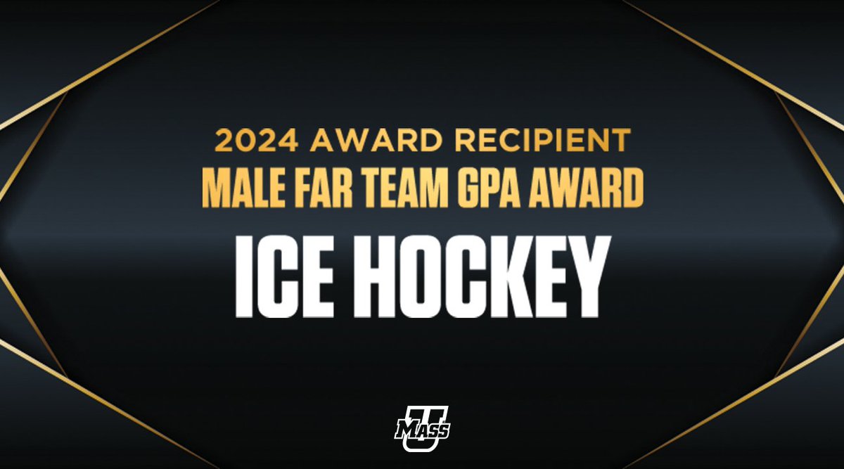 The Male F.A.R. Team GPA Award goes to... ⭐️ @UMassHockey #SAMYS2024 | #Flagship🚩
