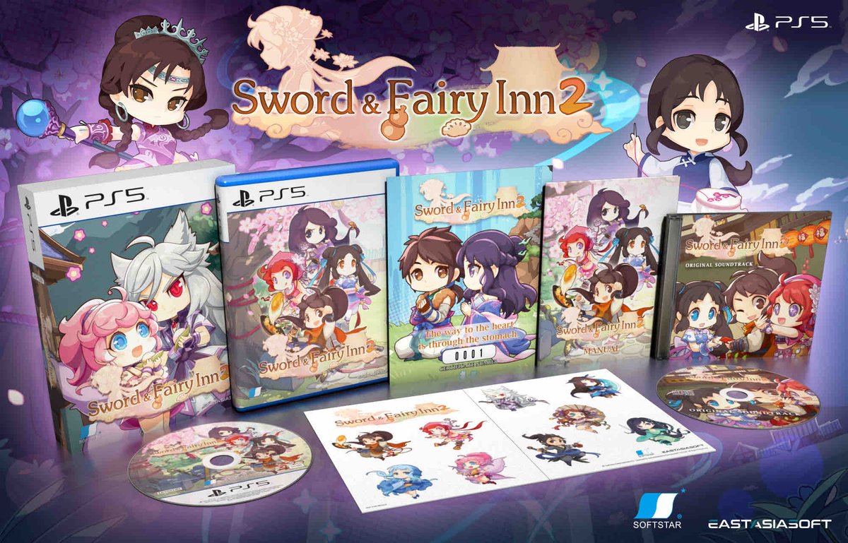 ICYMI — Here’s a closer look at our upcoming physical edition of Sword and Fairy Inn 2 for PS5! 🌸ow.ly/vWqz50RweKA