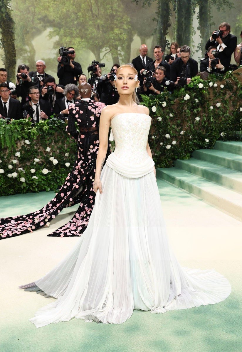 Ariana Grande arrived at the 2024 Met Gala.