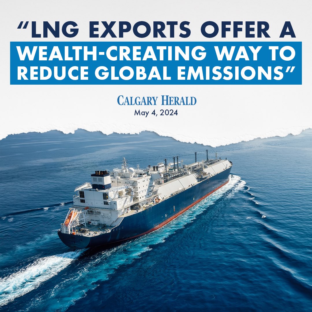 “Canada’s rich endowment of natural gas offers us the chance to both reduce global emissions and also rescue a Canadian economy ravaged by the Liberal government.” - Gwyn Morgan | Calgary Herald Read more: calgaryherald.com/opinion/column…