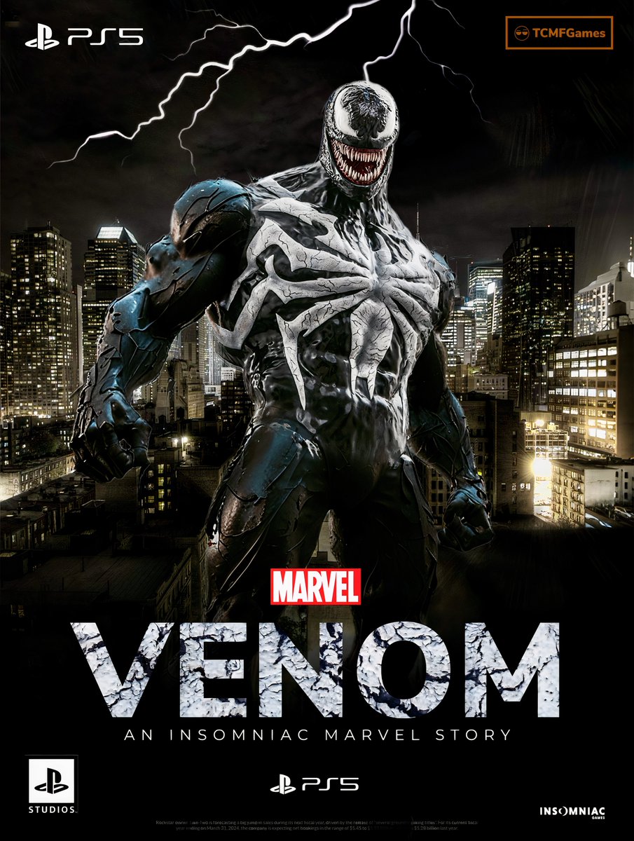 Marvel’s Venom | PS5 Exclusive 
⠀ ⠀ ⠀ ⠀ ⠀ ⠀ ⠀ ⠀ ⠀ ⠀  ⠀ ⠀ ⠀ ⠀ ⠀ ⠀ ⠀ ⠀ ⠀ ⠀  
The Insomniac games leak revealed the existence of a Venom solo title 
⠀ ⠀ ⠀ ⠀ ⠀ ⠀ ⠀ ⠀ ⠀ ⠀  ⠀ ⠀ ⠀ ⠀ ⠀ ⠀ ⠀ ⠀ ⠀ ⠀  
The game according to these docs is set to release