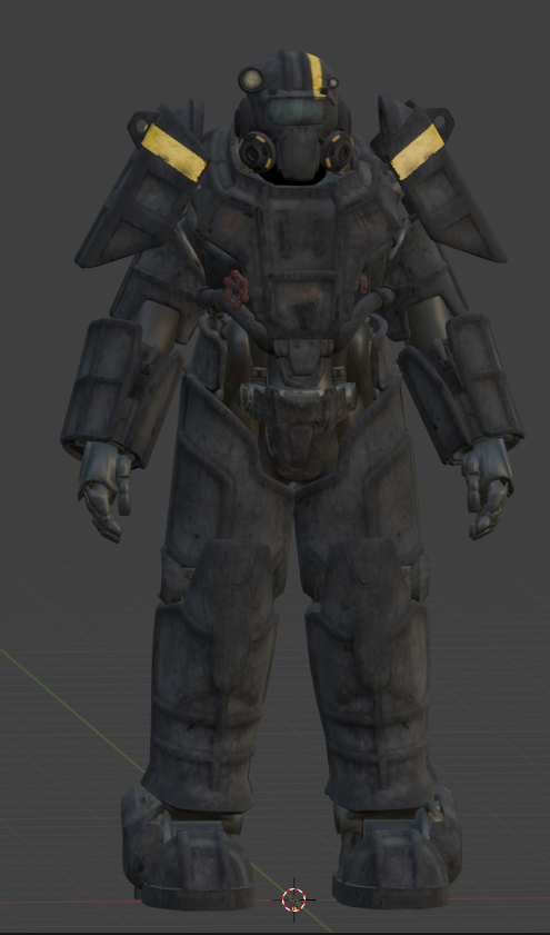 linklink117's tweet image. It's a fairly basic remodel, and retexture but I made a #Helldivers2 style for the Union Power Armour from #Fallout76