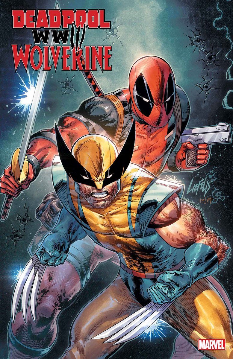 WADE WILSON AND LOGAN AT THE ENDS OF THE EARTH - AND EACH OTHER'S THROATS! 👉 #Deadpool & #Wolverine WWIII #1 👉ow.ly/bCjG50Ru2gJ ✏️@thatJoeKelly 🎨 @AdamKubert ❤️@robertliefeld #Variant #CoverArt #ComicBookCollector #TopVariantCover #MCU #deadpool3 #DeadPoolWolverine