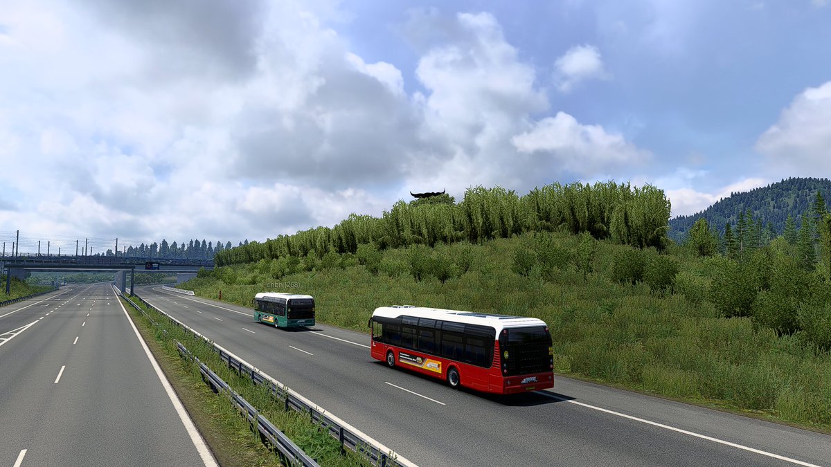 GeekPenguin2019's tweet photo. Another day on Milestone Bay island to celebrate the 10th anniversary of TruckersMP (Part 2). #TMP10🎈🏁🚚🎂🎈🔟🚌🏔️🚤🐂🤔 https://t.co/IyhN8LUPKf