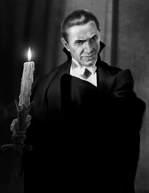 🦇When your life sucks, think of him!🎨'Count Dracula' (Bela Lugosi, 1931) by Duncan Eagleson🦇#Dracula #BelaLugosi #Bats #Vampires #BramStoker #VladTheImpaler #HorrorArt #Horror