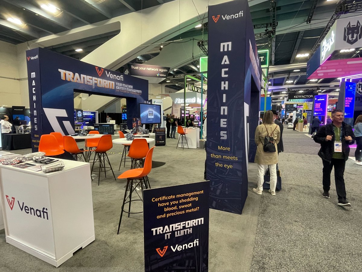 Day 1 at #RSAC 2024 has officially transformed our expectations into reality! 🌟🤖 At booth #654, we unraveled the complexities of machine identity management and showcased our Prime solutions. Ensure your security strategy is cranked into overdrive! #TransformWithVenafi