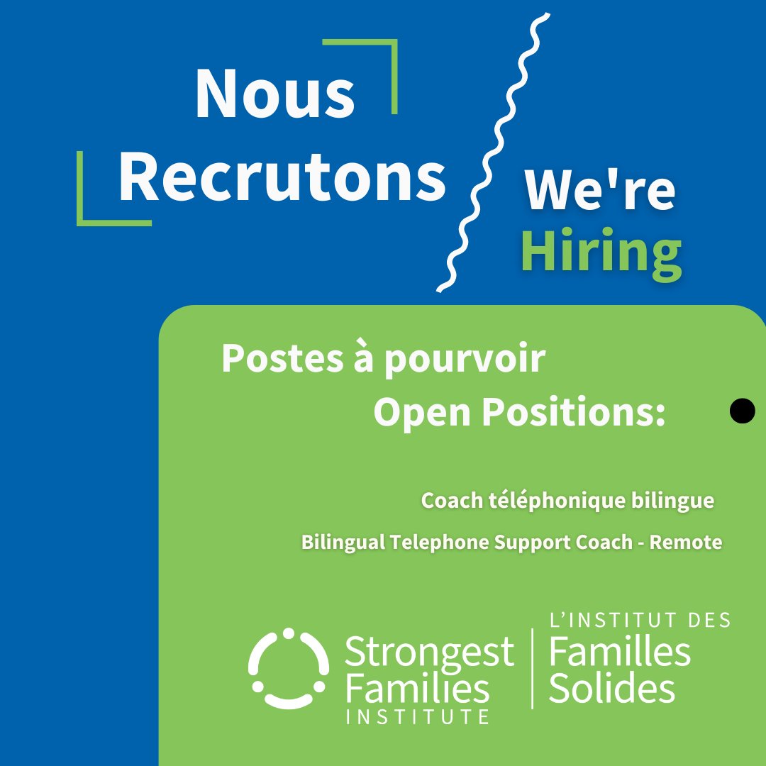 Voulez-vous une carrière significative qui aide les autres à développer leur confiance en soi et à mener une vie plus heureuse? Êtes-vous empathique et avez-vous d’excellentes compétences en communication en anglais et en français? ow.ly/z2nq50Rxwta