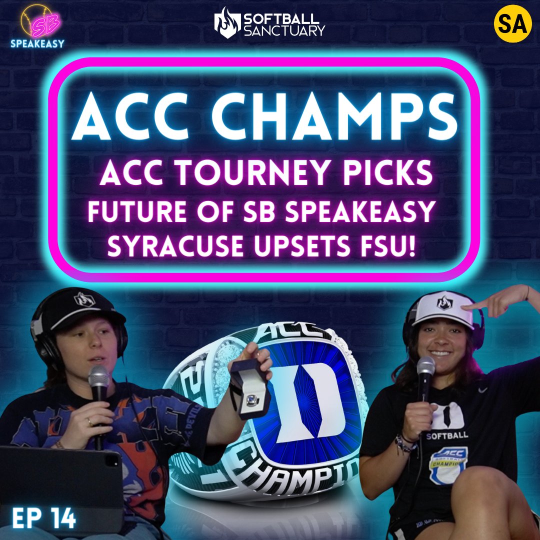 SB Speakeasy Podcast (@sbspeakeasy) on Twitter photo LIVE NOW:
The gals discuss:
🔵 Duke's ACC Regular Season Championship
🔵 ACC Tournament Picks
🔵 Non-Softball Get to Know You Game!
🔵 The Future of SB Speakeasy....
Presented by <a href="/SB_Sanctuary/">The Softball Sanctuary</a>
Listen now wherever you get your podcasts: sbspeakeasy.transistor.fm LIVE NOW:
The gals discuss:
🔵 Duke's ACC Regular Season Championship
🔵 ACC Tournament Picks
🔵 Non-Softball Get to Know You Game!
🔵 The Future of SB Speakeasy....
Presented by <a href="/SB_Sanctuary/">The Softball Sanctuary</a>
Listen now wherever you get your podcasts: sbspeakeasy.transistor.fm