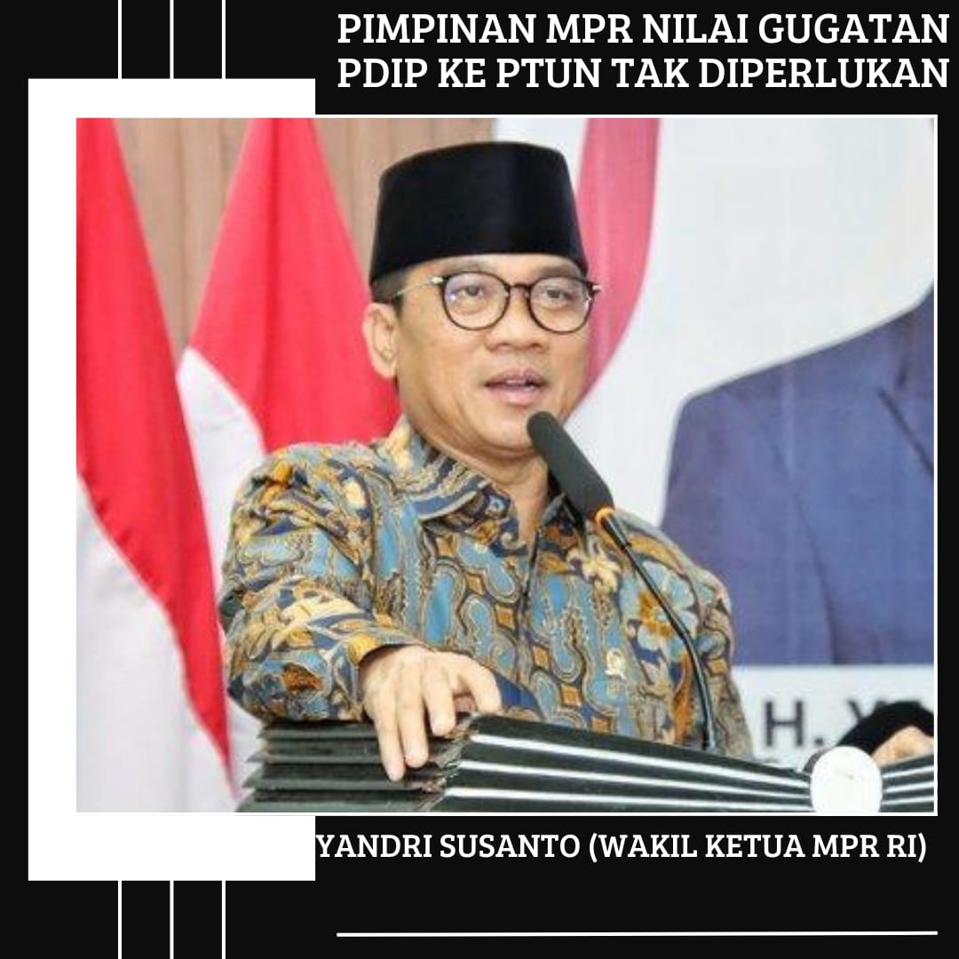 Pimpinan MPR nilai gugatan PDIP ke PTUN tak diperlukan. Rakyat Indonesia mendukung hasil putusan KPU terkait hasil Pemilu 2024. Jangan terprovokasi kelompok pemecah belah bangsa #pemilu2024 #pemiludamai #nohoax #IndonesiaMaju