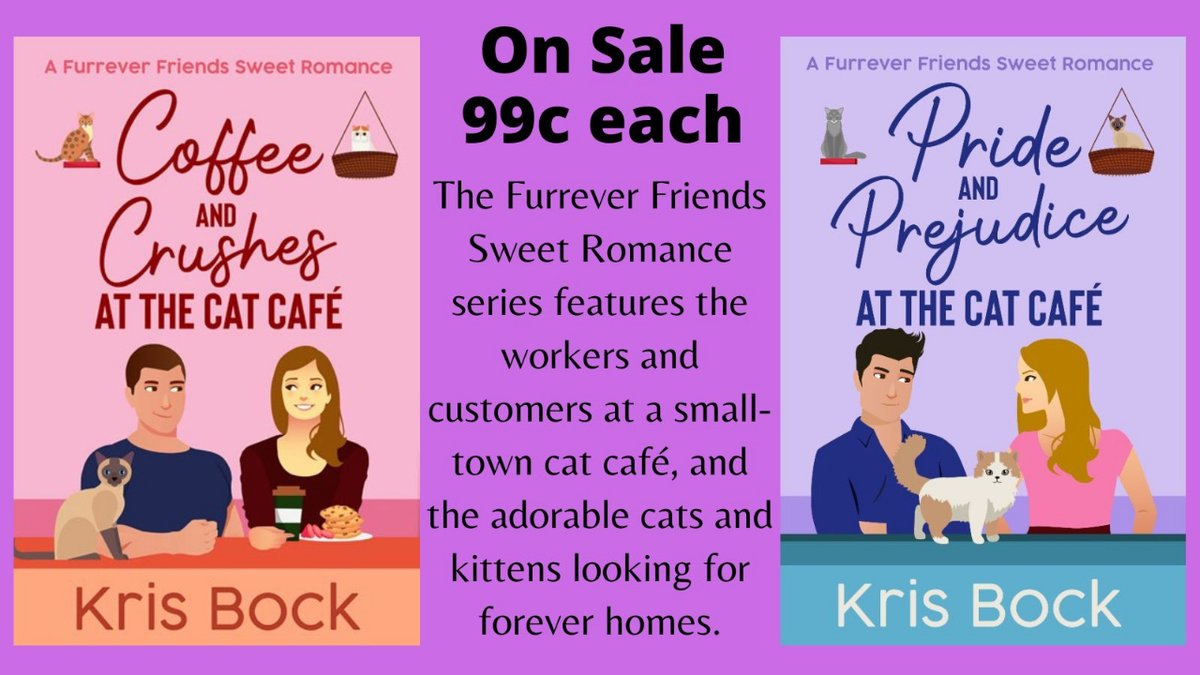 99-cent sale on Pride and Prejudice at The Cat Café: a Furrever Friends Sweet Romance!
It is a truth universally acknowledged, that a single man in possession of a fortune should donate to a cat rescue.
storyoriginapp.com/collections/6e…
#catlover #Romance #booktwt #sweetromance #CleanRead