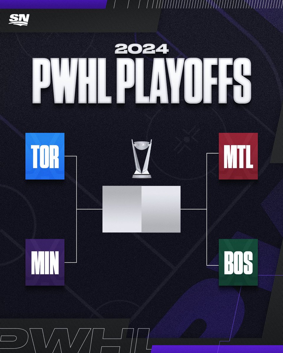 The PWHL playoffs are set. 🏆