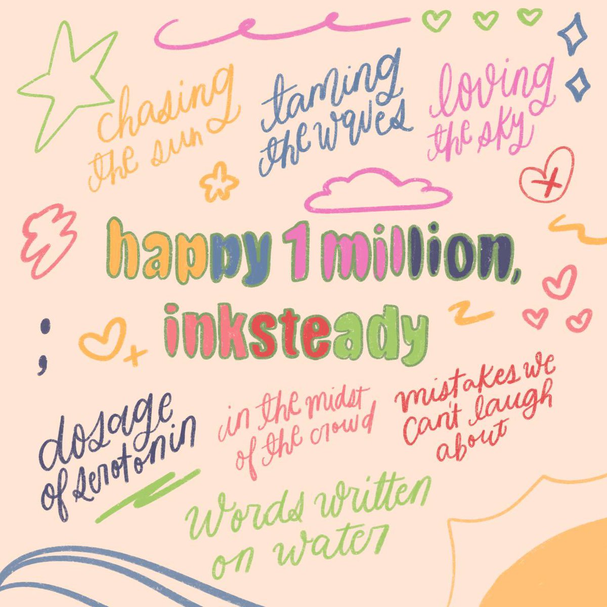 happy 1M, ate @inksteadywp ! 🤍