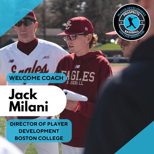Excited to Welcome Boston College ,and Director of Player Development Jack Milani. Jack will be an instructor during our player development camp and college showcase powered by PTSE
<a href="/NE_Baseball/">NE Baseball Journal</a> <a href="/TheRichMaclone/">Rich Maclone</a> @CJ_Journalist <a href="/sportsCCT/">Cape Cod Times sports</a> @CapeHS_Baseball <a href="/ptsemgmt/">Premier Talent Sports and Entertainment</a> <a href="/NEPSbaseball/">New England Prep School Baseball</a>