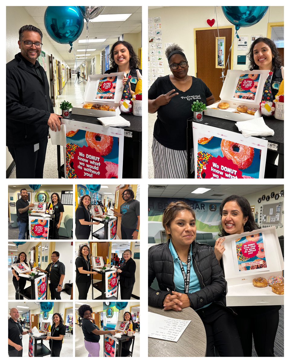 “We DONUT now what we would do without you!” Happy Teacher Appreciation Week to our amazing #MolinaBTECH teachers! Thank you for your commitment to student success! @YeIbarra07 @JacobNunez27