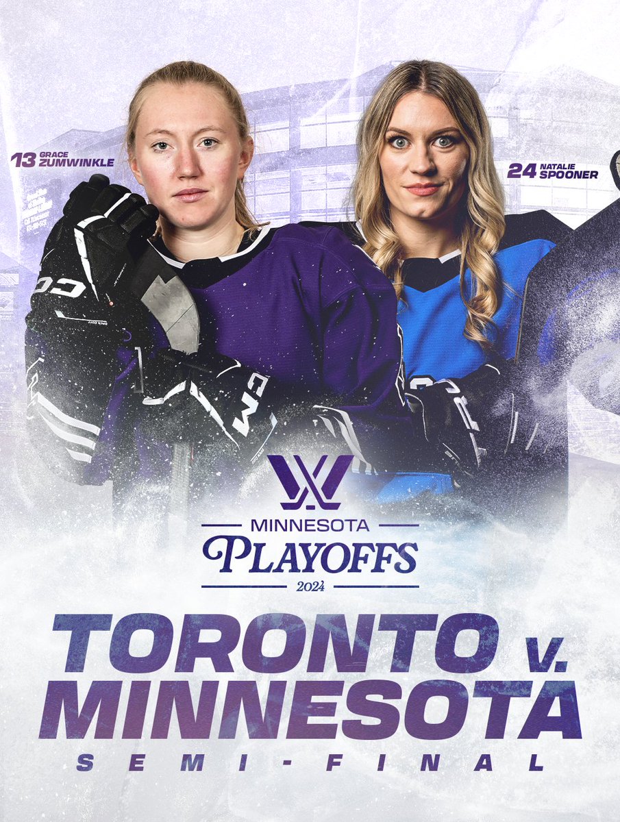 Matchups are locked in, and we are facing off against @PWHL_Toronto! 😃