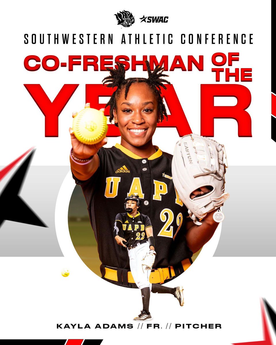 #𝐒𝐖𝐀𝐂𝐒𝐁 𝐂𝐨-𝐅𝐫𝐞𝐬𝐡𝐦𝐚𝐧 𝐨𝐟 𝐭𝐡𝐞 𝐘𝐞𝐚𝐫🥎

🦁 Kayla Adams, @uapblionsroar 

#SWACSB | #BuildingChampionsForLife