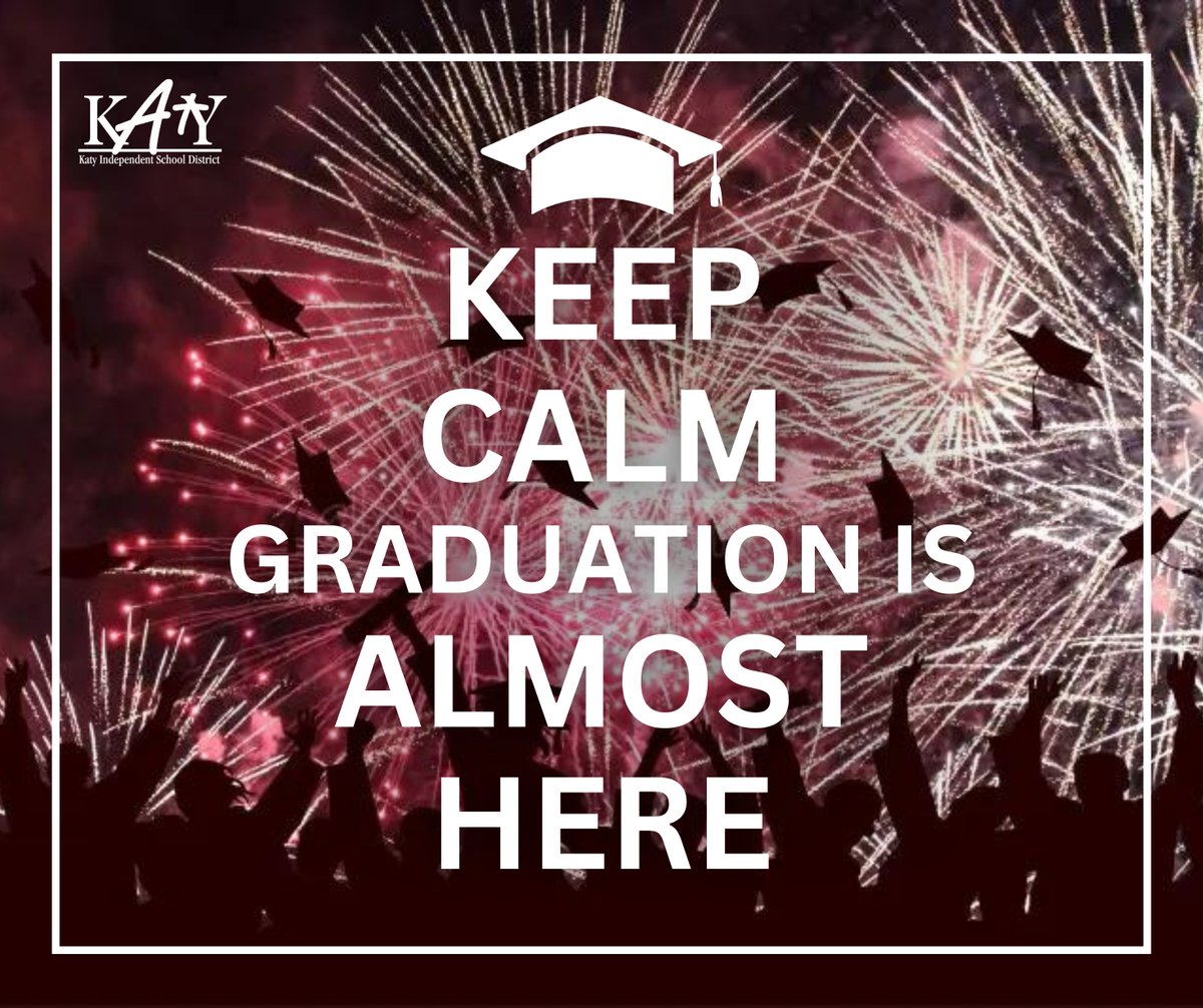 The #Classof2024 graduation season is nearly here! 🎓 View the ceremony schedule, inclement weather plan, clear bag policy and other graduation related information on our website: katyisd.org/Domain/3794