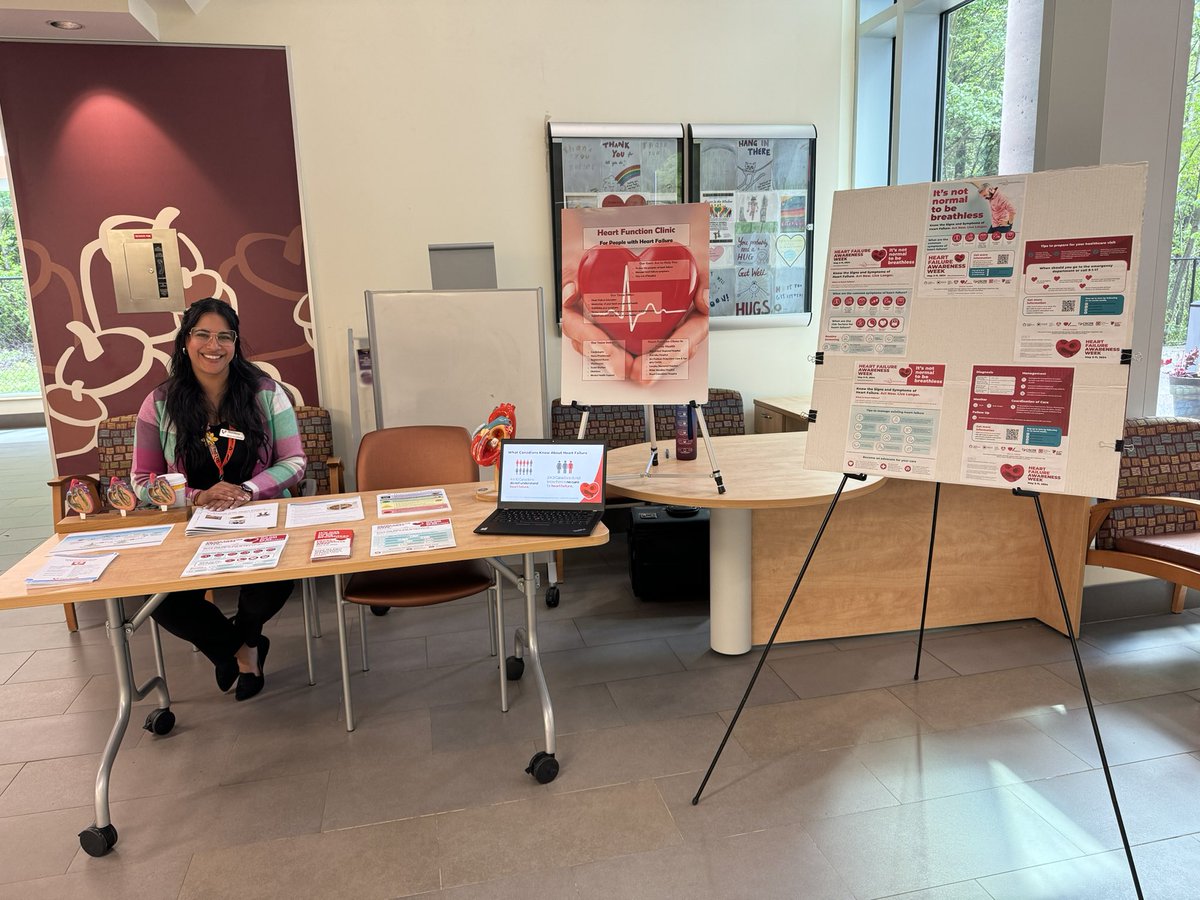 Thank you to everyone who stopped by our #HeartFailure Awareness Week booth at #SurreyMemeorialHospital JPOCSC! Your stories and eagerness to learn about heart failure meant the world to us 🙏🥹 Together we're making strides in raising HF awareness! #HeartFailureWeekCan ❤️‍🩹🇨🇦