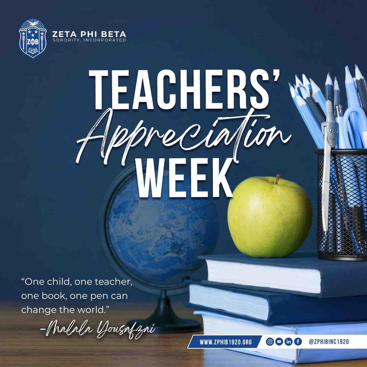 🍎✨ Happy Teacher’s Appreciation Week! ✨📚

We would like to take this moment to recognize educators who inspire, motivate, and shape the minds of our future leaders every day. Thank you for all you do to make a difference in the lives of students around the world! 💙📚🍎