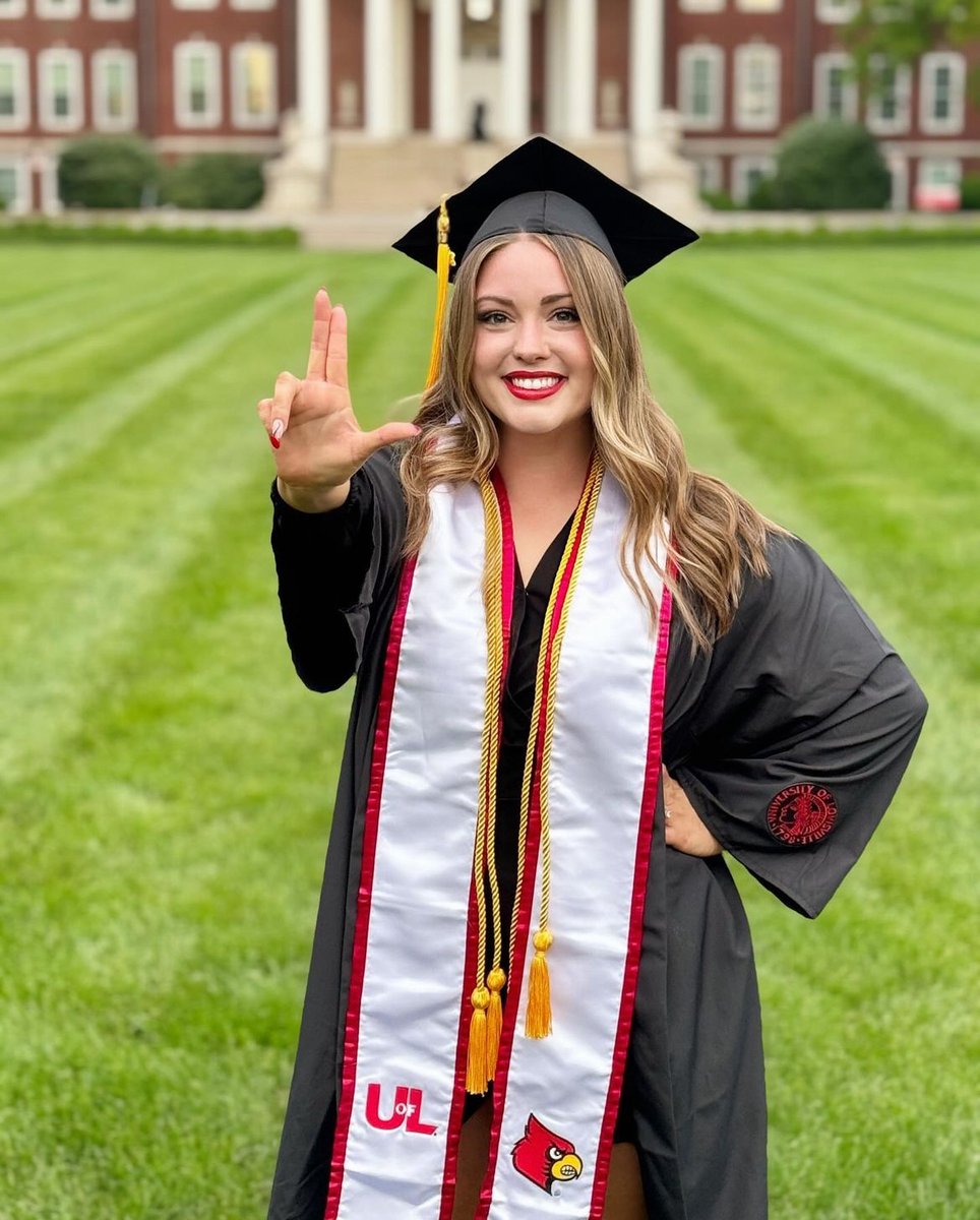 Leveling up from student mode to #UofLAlumni status. T-minus five days until Commencement! Livestream the 10 a.m. and 3 p.m. ceremonies here: bit.ly/3JO1hX9 #UofLGrads2024 📸 by Insta users: mylifeincontrast & morgan.04