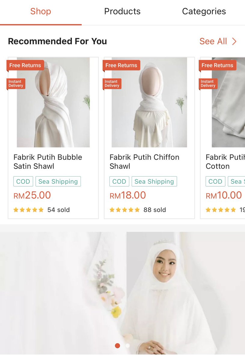 Bakal pengantin, i found the best hidden gem on shopee! 🫶🏼

You can now find all type of white wear that you need for your wedding at one store 👰🏻‍♀️🤍