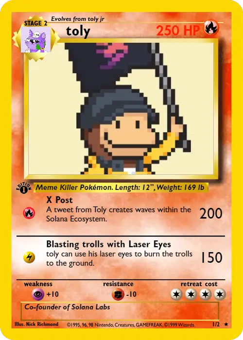 Some say I'm the rarest Pekomon, I say that <a href="/toly/"></a> is the one.