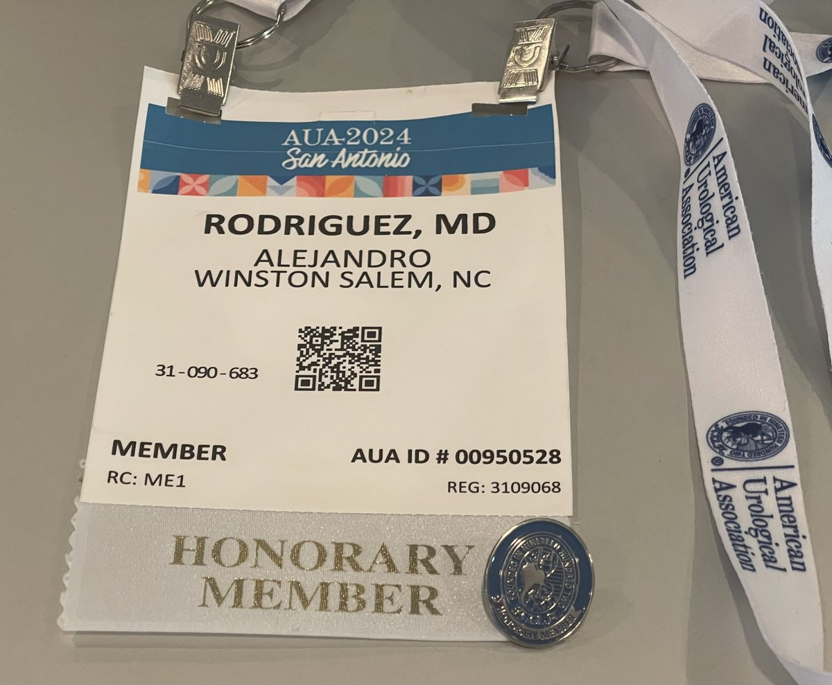 I am truly humbled and grateful for this award. Thank you @AmerUrological for recognizing my contributions and for inspiring me to continue striving for excellence. @CAU_URO @wakeurology