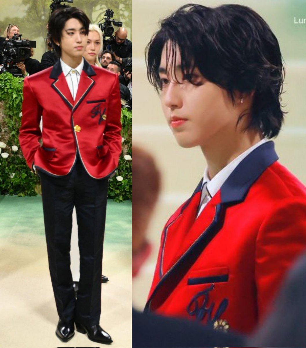 Han Jisung of Stray Kids at the Met Gala 2024.