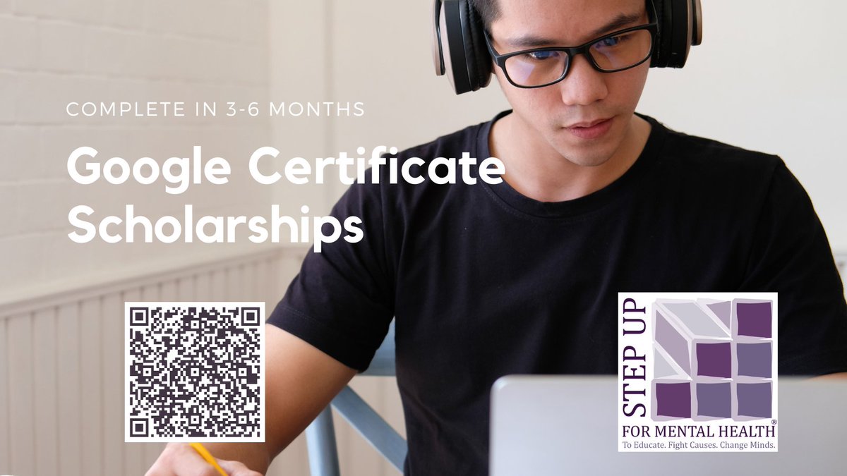 Prepare for in-demand jobs with a Google Career Certificate  🎉 This self-paced program is fully online and can be completed in three to six months of part-time study, no experience or degree required → stepupformentalhealth.org/what-we-do/pro… #GrowWithGoogle