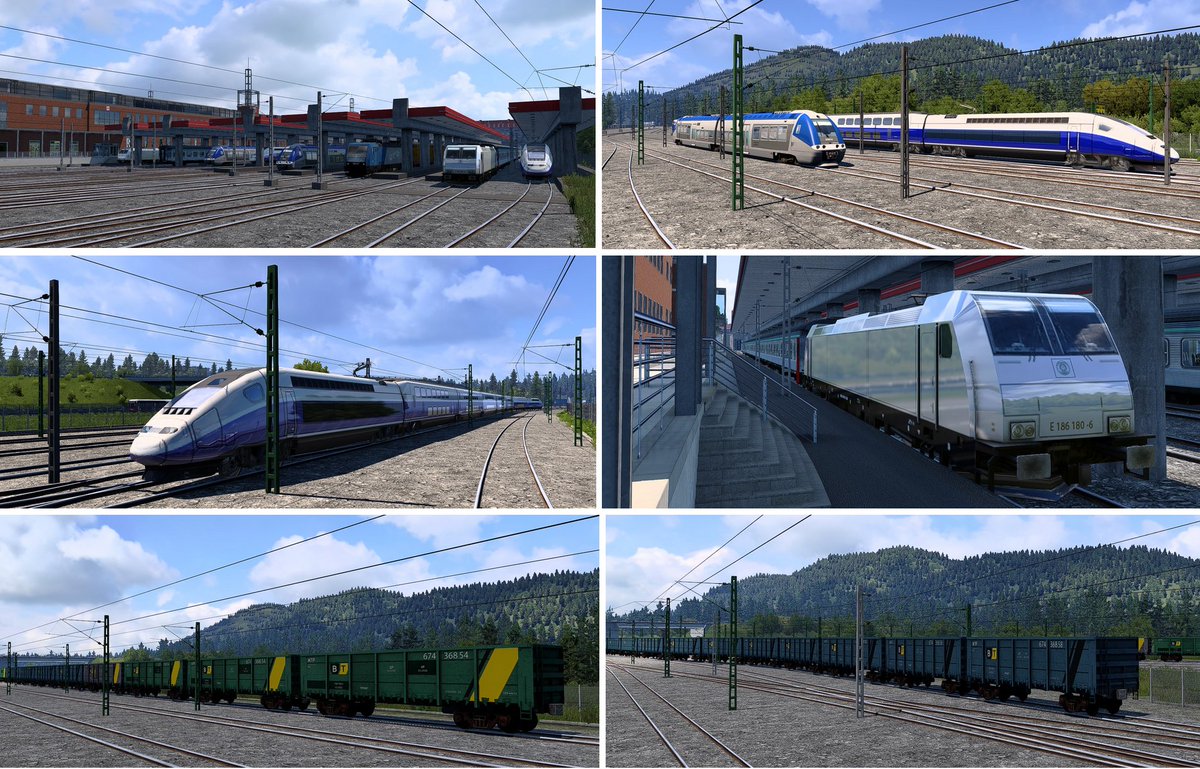 GeekPenguin2019's tweet photo. Another day on Milestone Bay island to celebrate the 10th anniversary of TruckersMP (Part 2). #TMP10🎈🏁🚚🎂🎈🔟🚌🚄🚊🚅 https://t.co/A2nrkgUigR