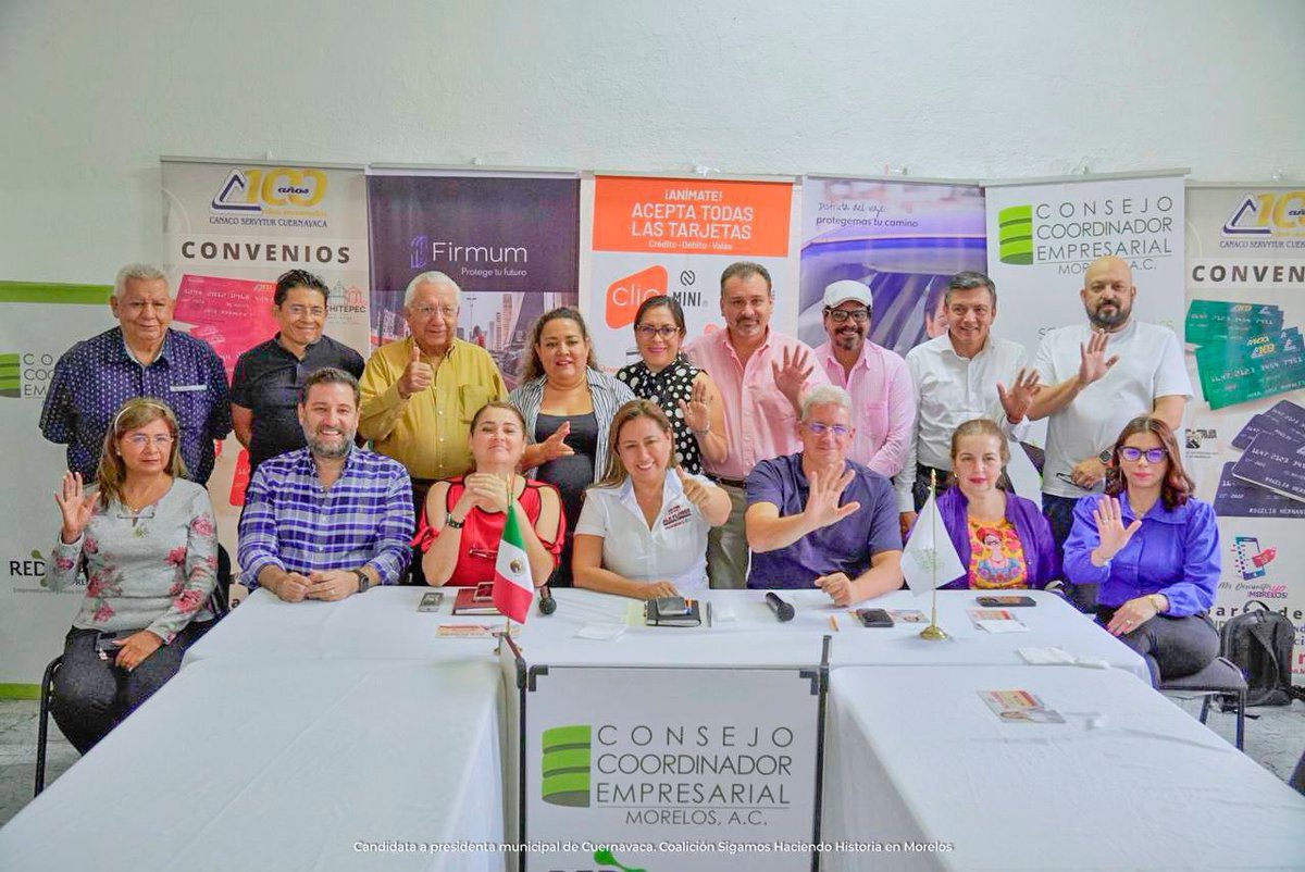 Muchas gracias al Consejo Coordinador Empresarial por la invitación al diálogo sobre cómo podemos transformar a #Cuernavaca.  El cambio verdadero se construye escuchando todas las voces y perspectivas.  #AleFloresCuernavaca #EsTiempoDeMujeres #CuernavacaFlorece 🌺