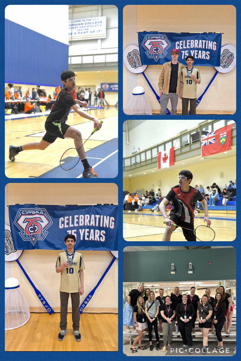 Congrats to Vedant on capturing Gold at #OFSAA this past weekend!! 🥇🏸