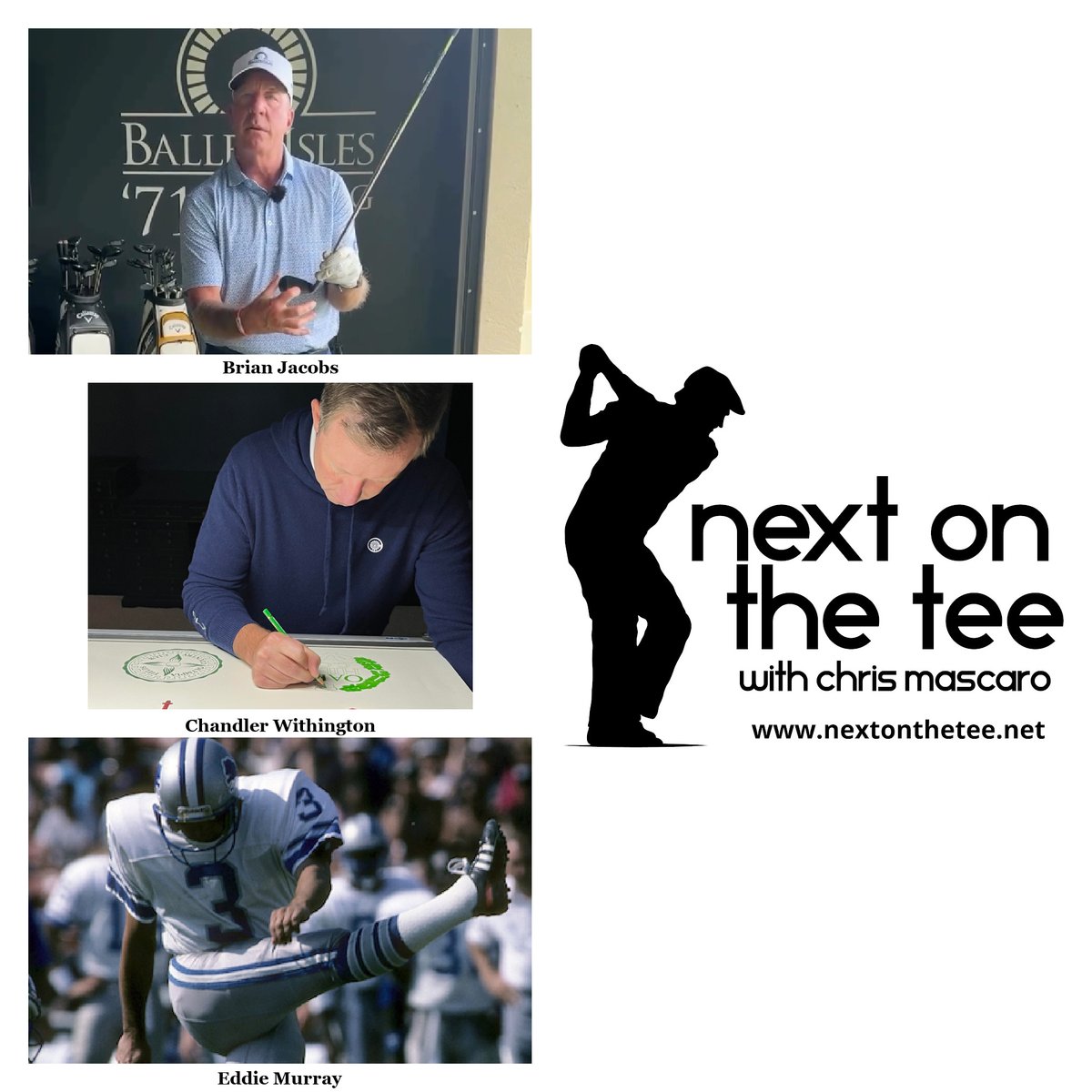 In Part 2 of Episode 26 I was joined by Top Instructor @BrianJacobsgolf, fmr PGA Pro now Artist & Speaker @cwithington22 & fmr #Lions #Cowboys Pro Bowl Kicker Eddie Murray. We talk: #BillsMafia Fixing coming over the top Ballenisle CC Leadership Arnold Palmer #NFLdraft2024…