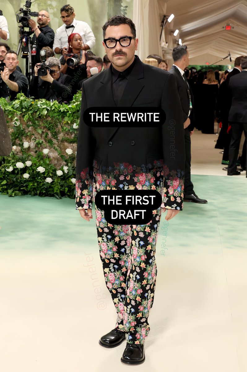 Inspired by Dan Levy’s #MetGala look…