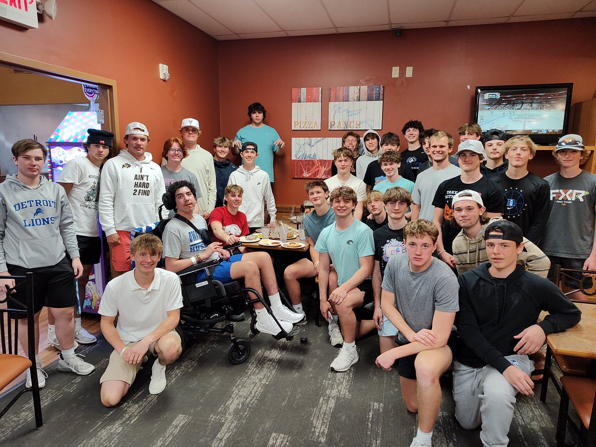 Had a special visitor at team dinner tonight. No one fights alone. Tanner you got this!