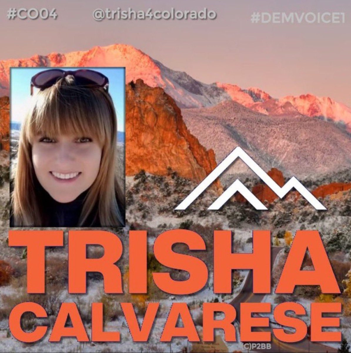 If you live in CO-04, you have a choice for who will represent you in Congress!  Meet Trisha Calvarese trisha4colorado.com, the real Democratic Candidate. Count on her to be a caring and serious voice for Eastern Colorado!

Let's Help Trisha Win!

#DemVoice1. #VoteBIGBlue