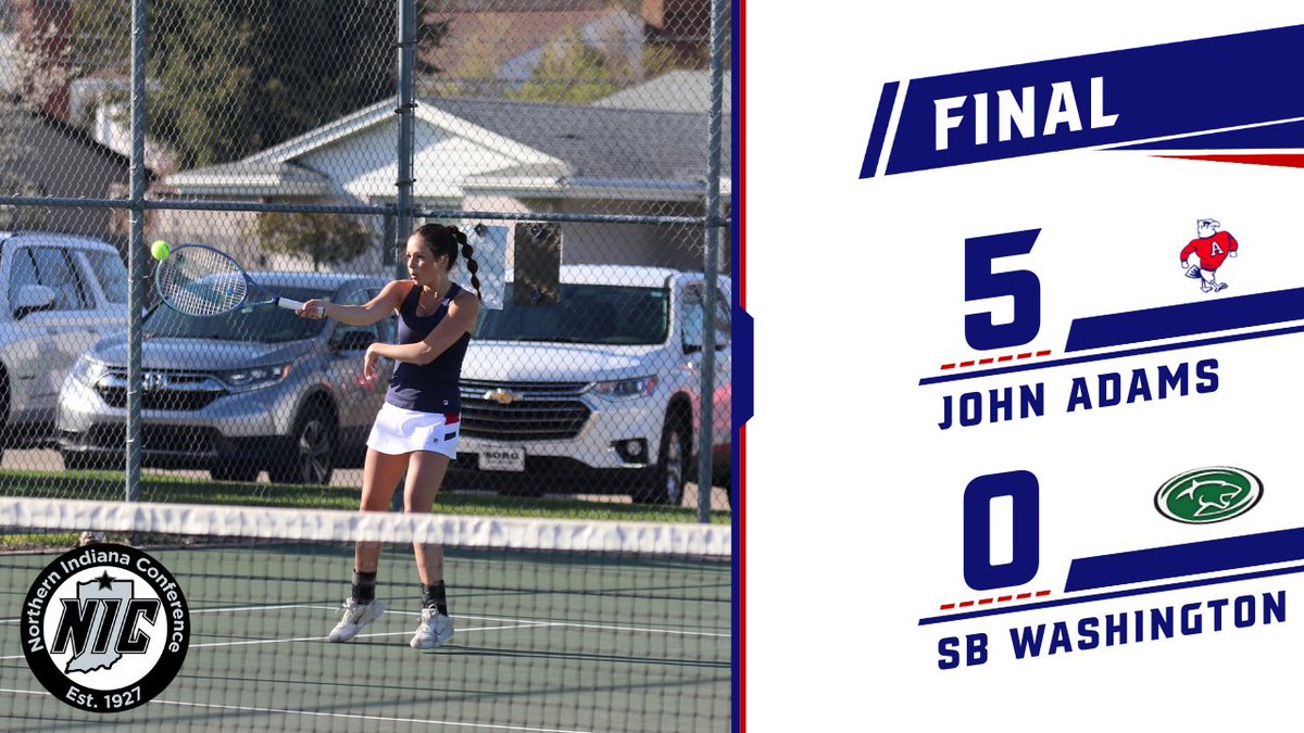 Girls Tennis Final Score
John Adams 5
SB Washington 0
🎾🦅🔴⚪️🔵🎾