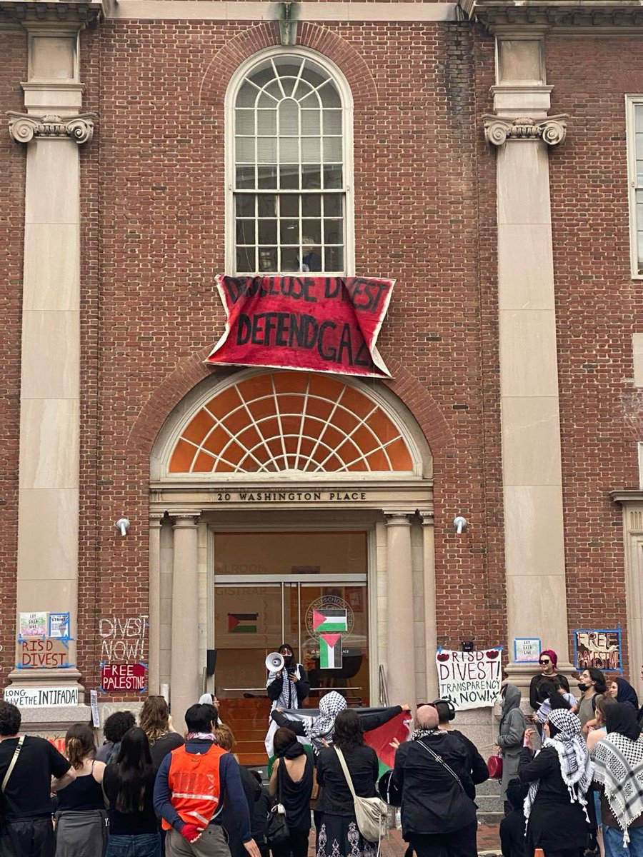 A BUILDING OCCUPATION HAS BEGUN AT RISD! INVITE YOUR COMRADES TO PULL UP TO THE RALLY NOW!