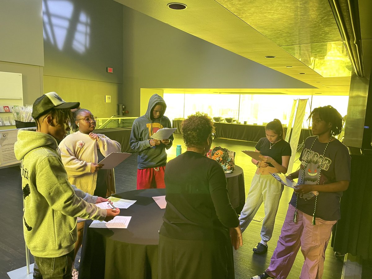 Final preparations with our youth hosts for SCL4E 2024! So excited to see them in action—and connect with nearly 600 others from our student-centered community—in 13 short hours!