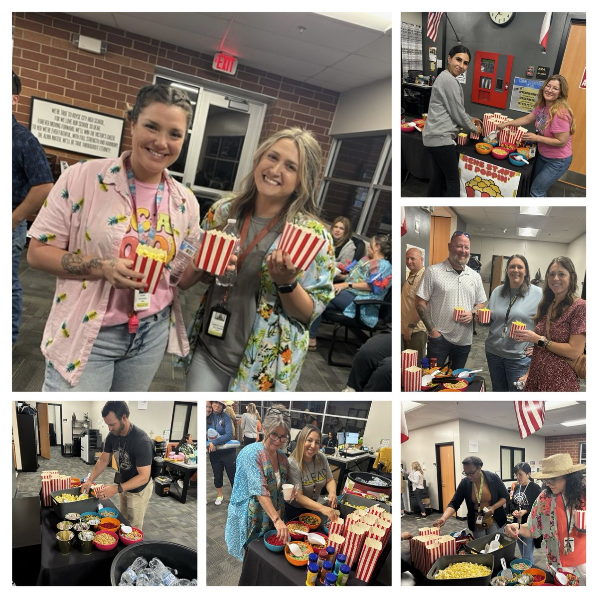 💛🐾Celebrating our amazing teachers this week! Popcorn party and beach fun to kick off a week full of #RCISDJOY and appreciation for our incredible teachers! #ILOVESCHOOL #TeacherAppreciationWeek2024 #teamRCHS #studentledfun