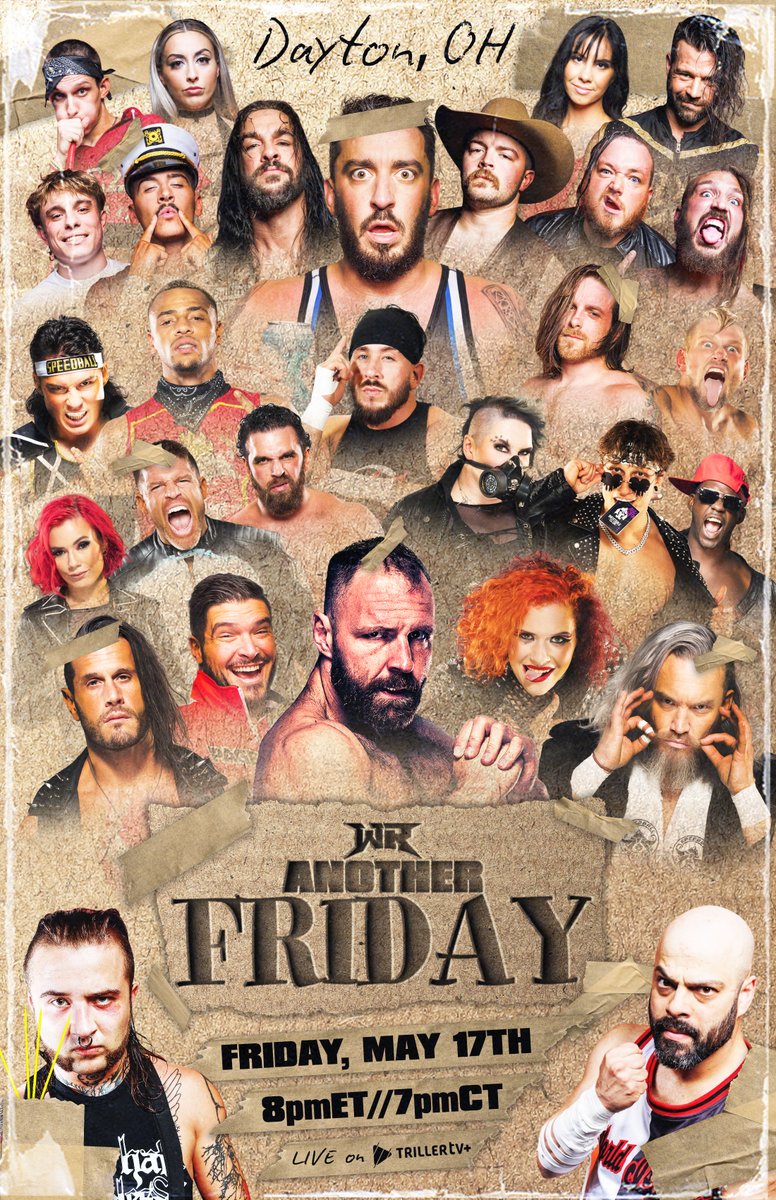 🚨GET 100RTs🚨 *POSTER REVEAL* 5.17.24 #RevolverFRIDAY Dayton, OH LIVE on @FiteTV+ 🎟️ RevolverTickets.com Return of Jon Moxley Shelley v Seven SGC 3-Way Speedball v Reed Atticus v Colon Palmer/Swann v Ace/Crist Unit v Rascalz/Masha Page v Chambers Maclin v Oakley + more!