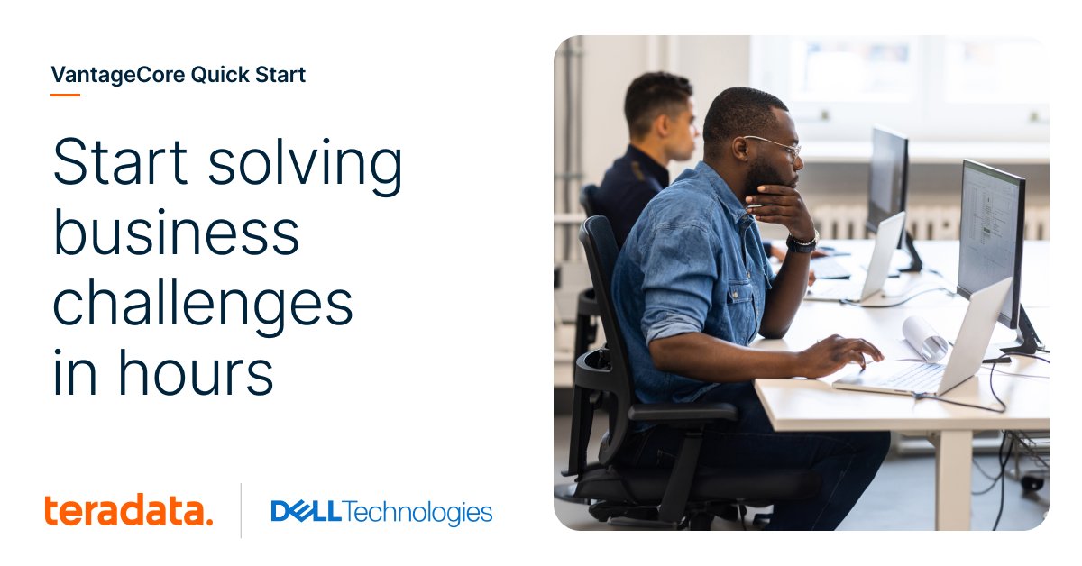 Want fast, efficient processing power you can spin up quickly? Our VantageCore Quick Start powered by @DellTech enables you to deploy and begin your data journey within hours. Learn more: ms.spr.ly/6010YH5Zu