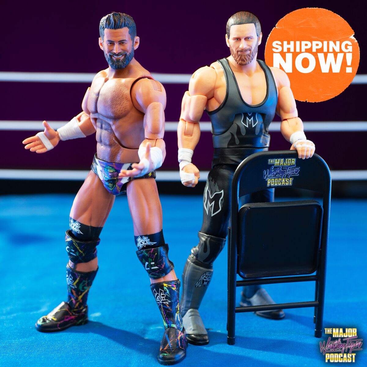 SHIPPING NOW! The made-to-order, 7” scale The Major Wrestling Figure Podcast ULTIMATES Wave 2 with Matt Cardona and Brian Myers, is shipping now! Simpsons fans, tag us in your ULTIMATES! photos! #super7