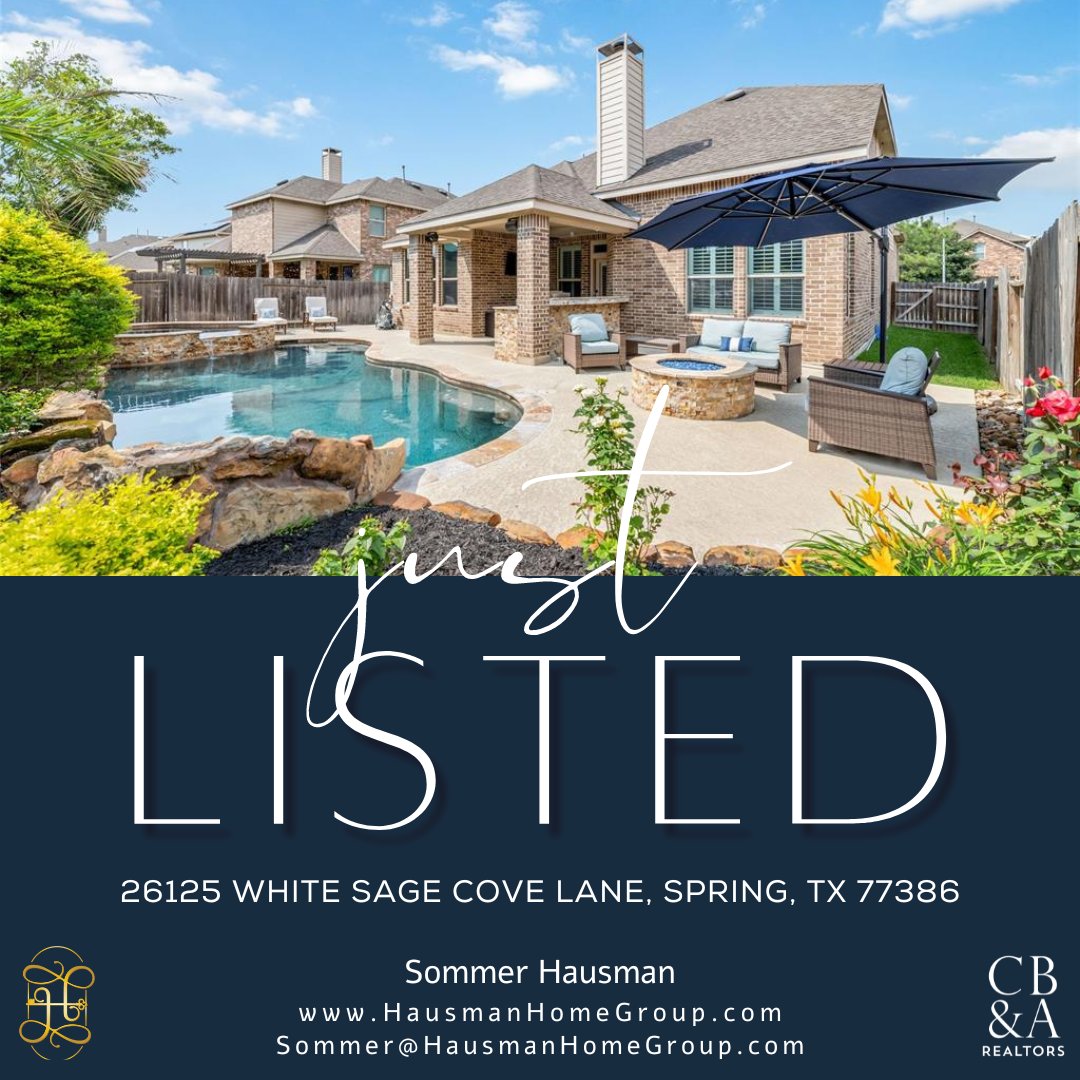 Harmony Creek gated neighborhood zoned for highly desirable Conroe ISD
🔗 l8r.it/iqI6
#HarmonyRealEstate #RealEstate #ConroeISD #HomesForSale #OutdoorOasis #SpringTXHomes #HausmanHomeGroup #CBA #CBARealtor #Haus2Home #Realtor #Texas #justlisted #onthemarket