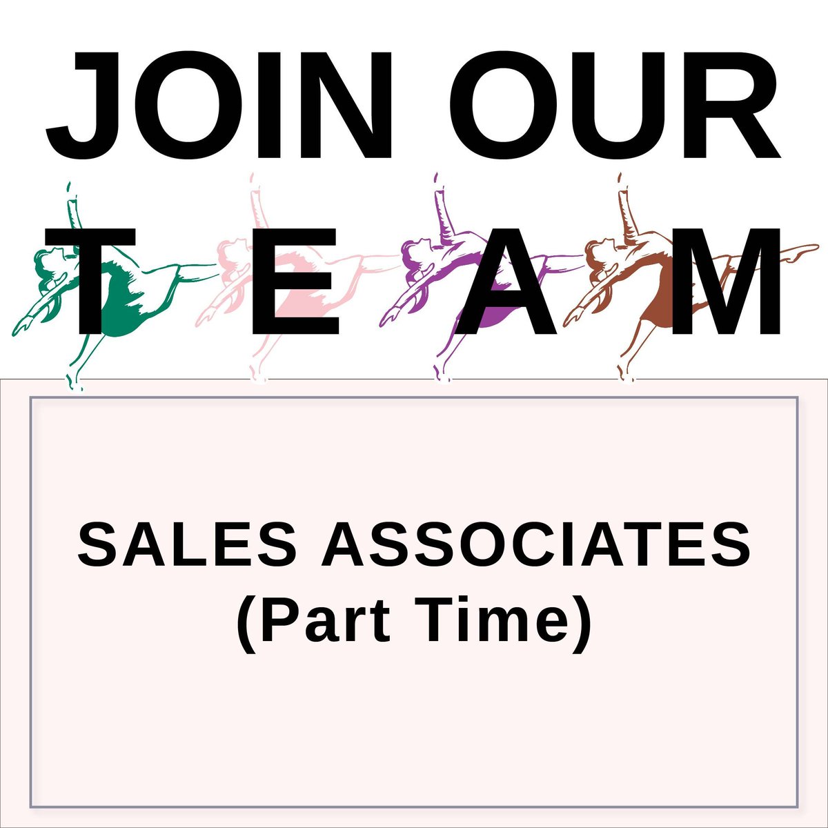 Our search continues for a few more amazing individuals to work in our store. If you think you might be available a few late afternoons during the week (after school), and Saturdays, get in touch with us. buff.ly/3lf9h8M #mirenasfashions #dancewear #dancers #skaters