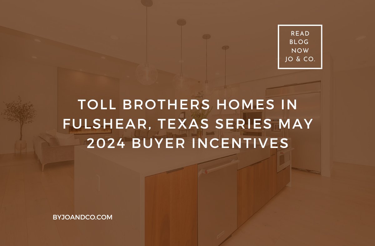 Hi friend! Dreaming of your very own place in Fulshear, Texas? 🏡 We've got you covered! 👌 Toll Brothers Homes has some fantastic buyer incentives this May! 🌟 Explore all the details in our blog! 🔗 byjoandco.com/2024/05/02/tol… #TollBrothersHomes #Fulsheartx #buyerincentives