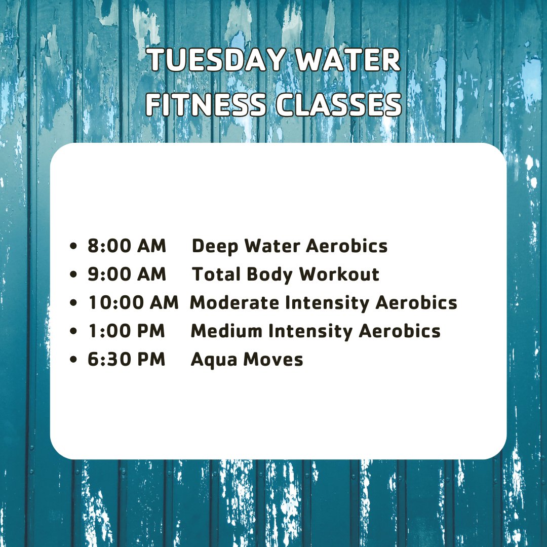 Check out our Tuesday Exercise Class options! #raymca #strongertogether #forabetterus #discoveryourY #findyourY #domorein2024