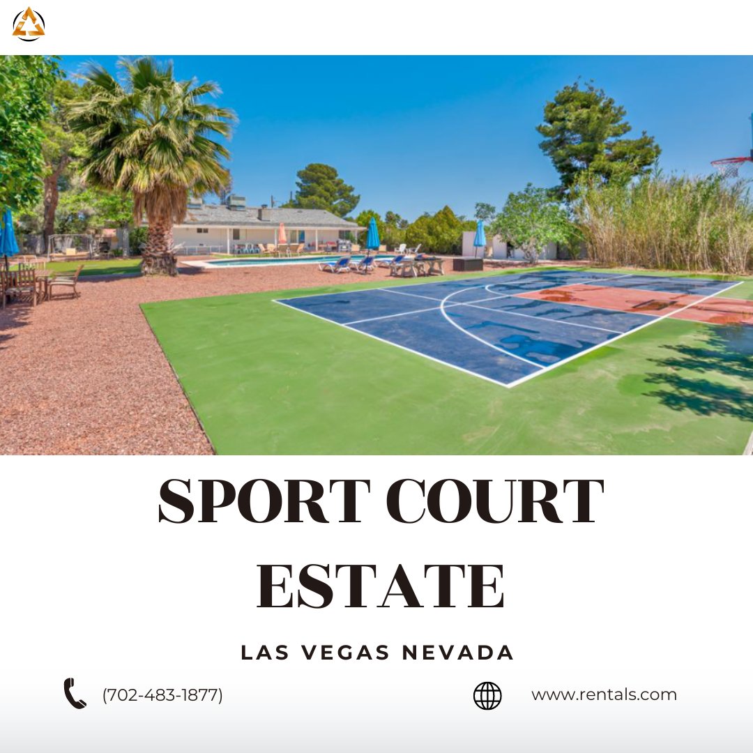 🏡 Discover this fantastic 7-bedroom, 4-bathroom house with a pool, basketball court, and even a Pickleball court! Located just 3 miles west of the Strip, it's the perfect hub for your Las Vegas escapades. 🎉 #LasVegasLiving #VacationRental #BookNow 777rentals.com/rentals/sport-…