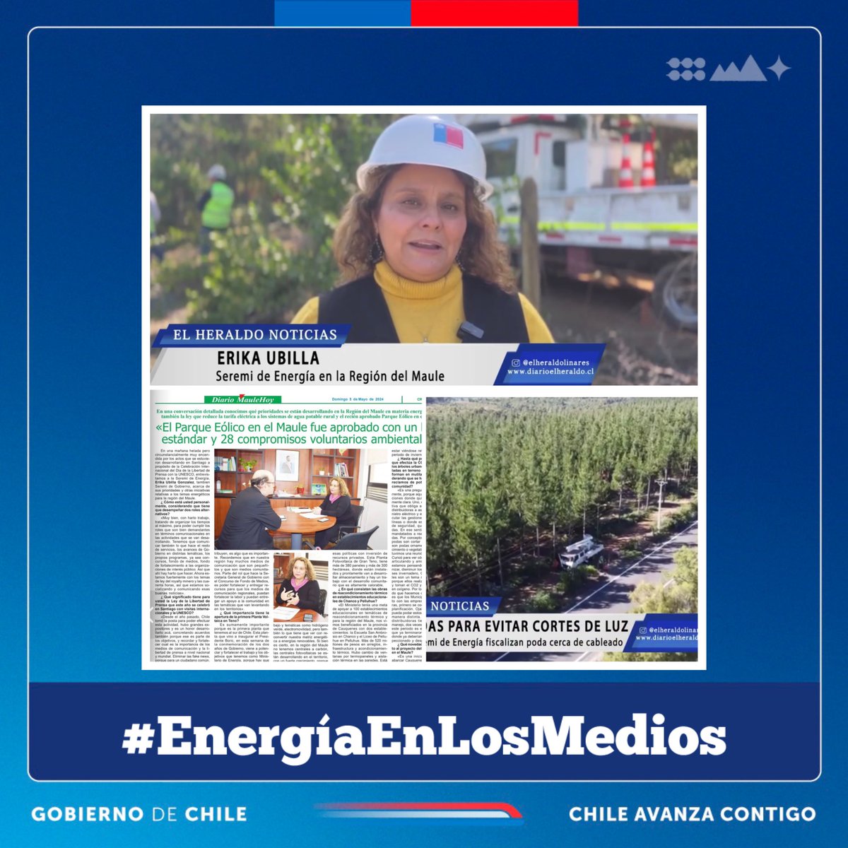 #EnergíaEnLosMedios, #MauleHoy #HeraldoNoticias  destacan en sus ediciones la entrevista a la Seremi de Energía @epubilla en temas de prioridades para la región del #Maule en el área energético 

Link: online.fliphtml5.com/tgvnp/fhpb/#p=1

@MinEnergia 
@VoceriaMaule