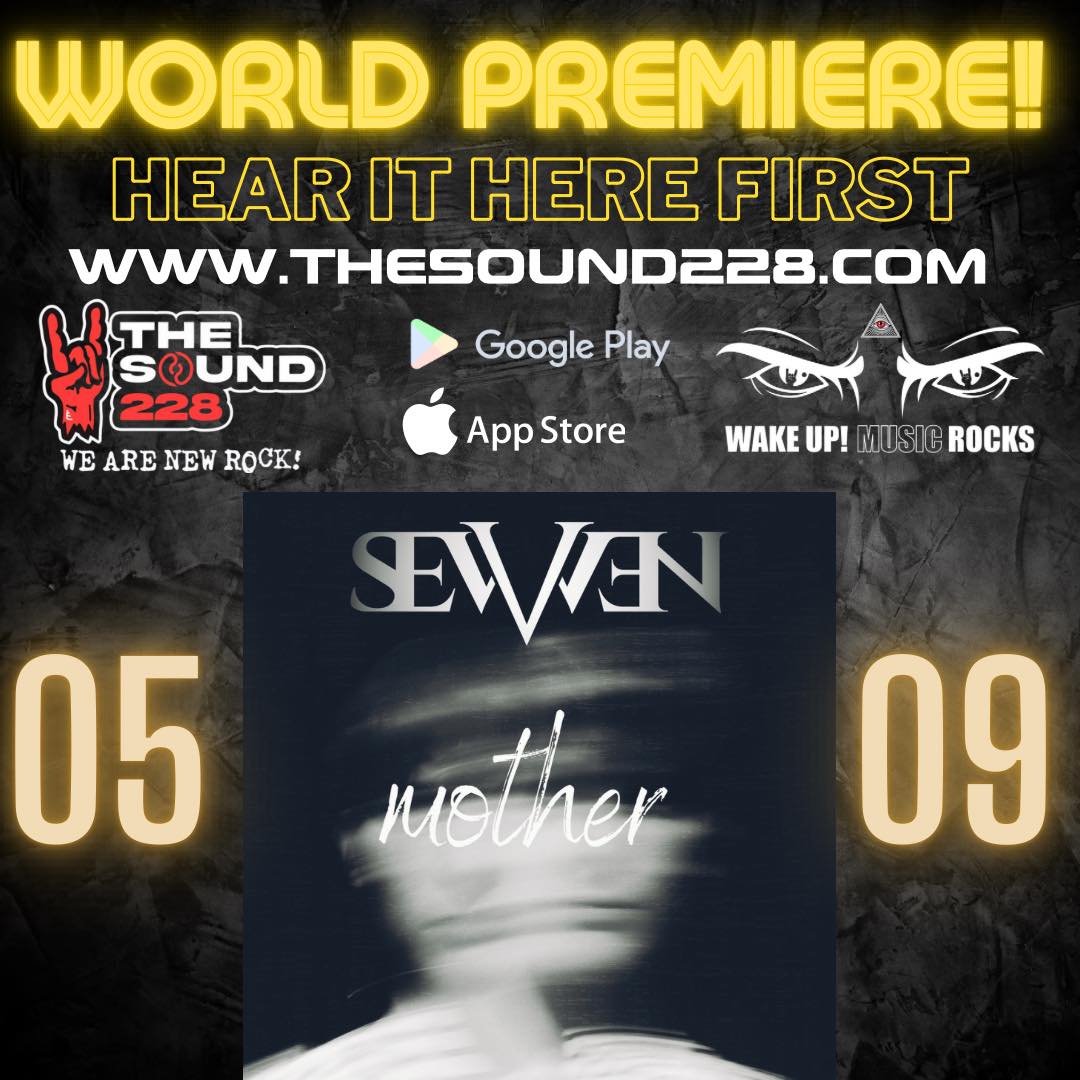 🚨World Premiere - 'Mother' by SevVven 🚨 Hear it here first! We have the World Premiere of 'Mother' by @BandSevvven all day, Thursday, May 9th! Tune in to hear it before it drops to the masses on Friday. Special thanks to @wakeuprocks for this very special exclusive.